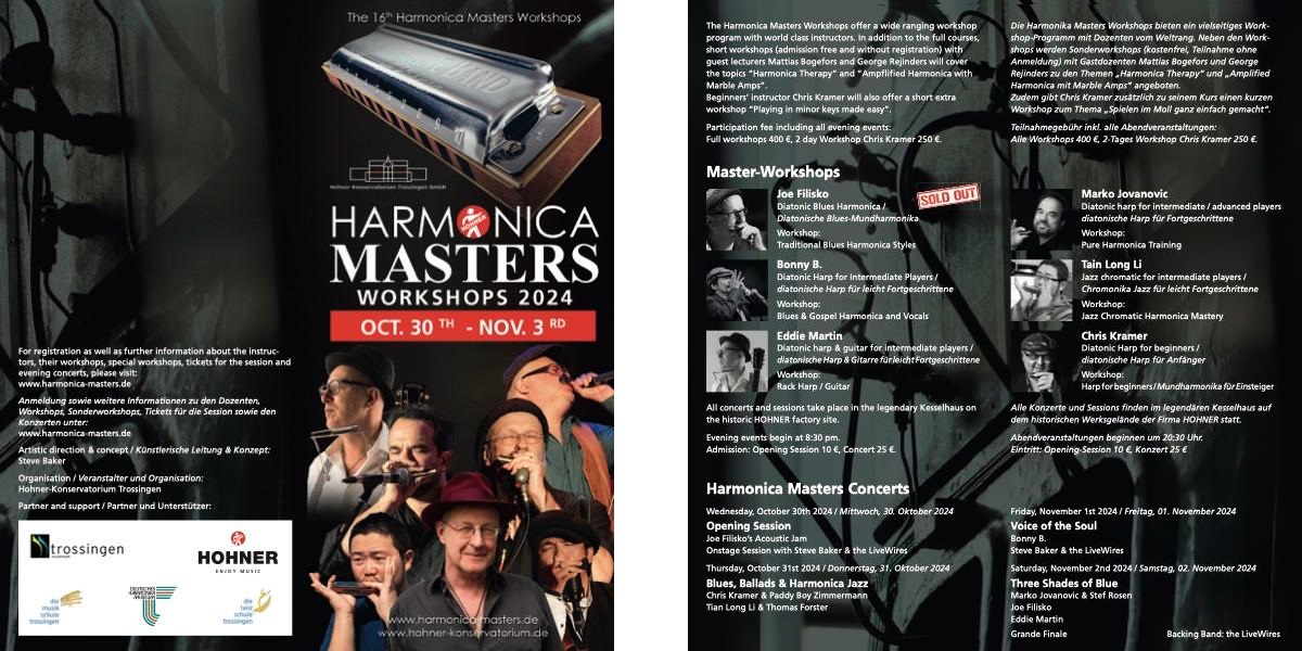 Harmonica Masters Workshops 2024